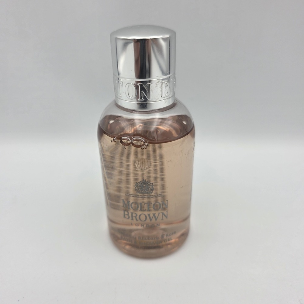 Molton Brown Delicious Rhubarb‎ & Rose Bath & Shower Gel Body Wash 3.3 oz New